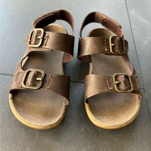 Merrell Bare Step brown leather sandal, 9W